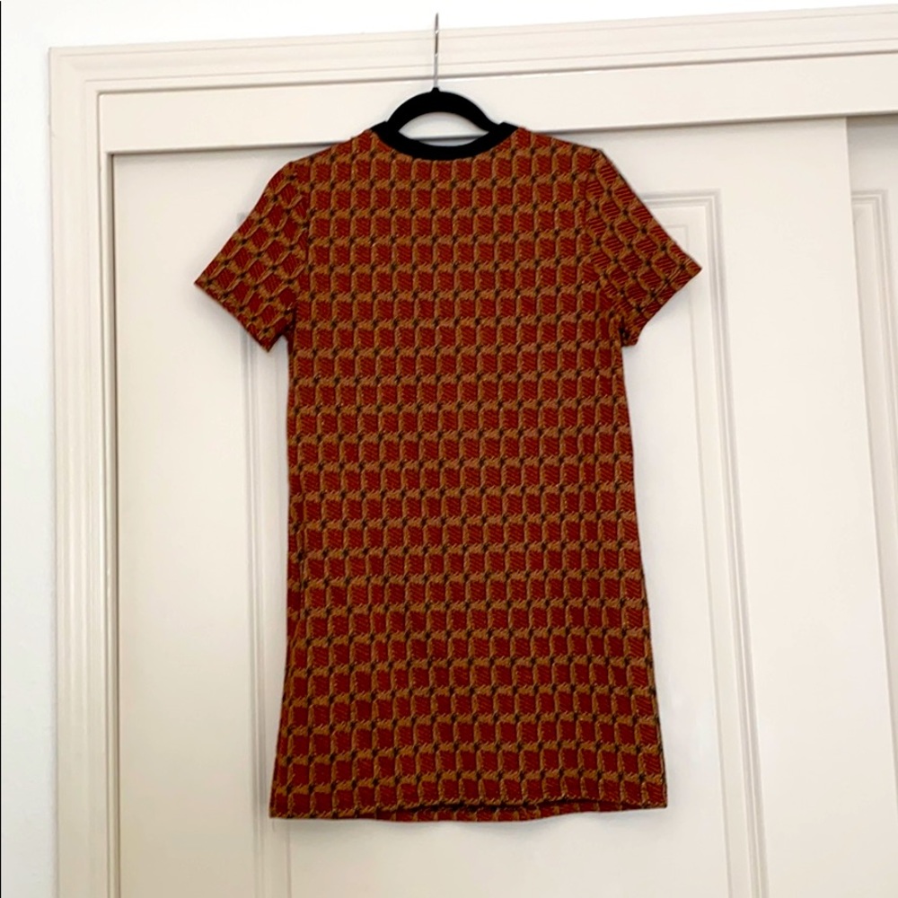 Pattern mini dress